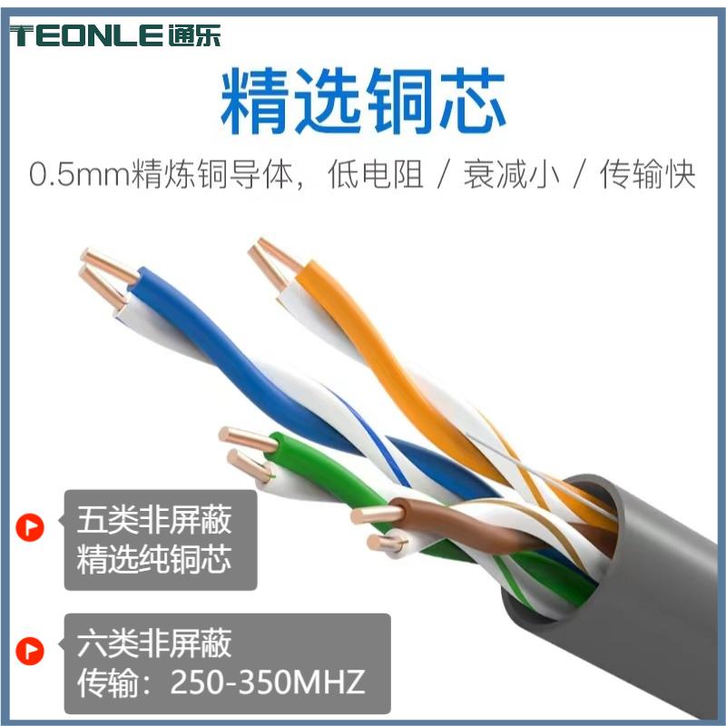 CAT5E超五类非屏蔽网线 超六类非屏蔽（屏蔽）网线