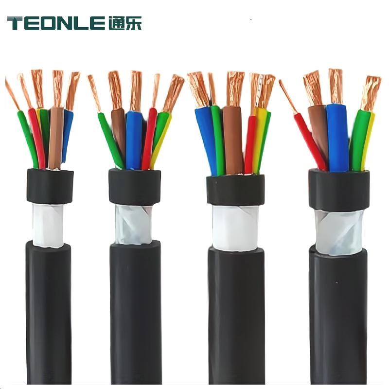 Soft oxygen-free pure copper bending resistance charging cable 3 4 5 6 7 Multi-core optional support for customization