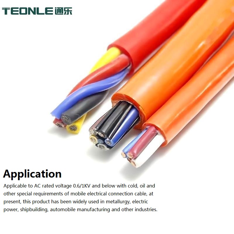 Flexible cold resistant low temperature cable 10 12 cores customized by manufacturers