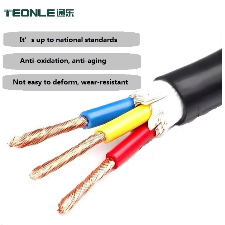 2 3 4 5 6-core CCC certified power cable with high flexibility and bending resistance