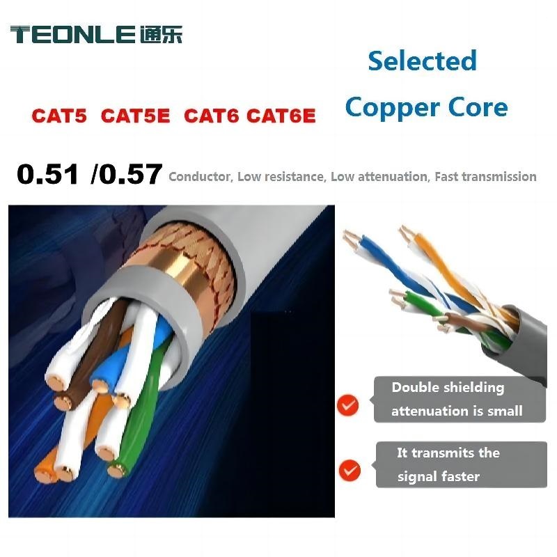 Super five and six types of cable Flexible bending resistance wear resistance super five types of cable