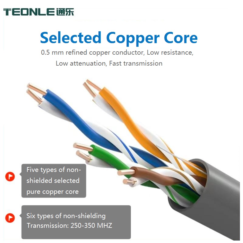 Super five and six types of cable Flexible bending resistance wear resistance super five types of cable