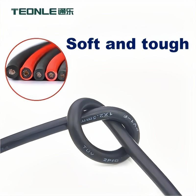 Photovoltaic energy cable high temperature, acid and alkali resistance 2.5/4/6mm2 flexible